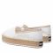 Espadrillas TOMMY JEANS - Platform Espadrille EN0EN01832 White YBR
