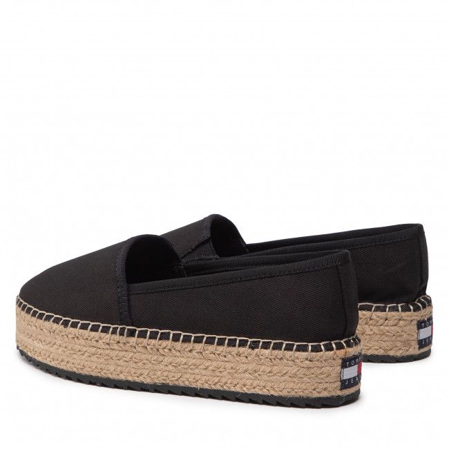 Espadrillas TOMMY JEANS - Platform Espadrille EN0EN01832 Black BDS