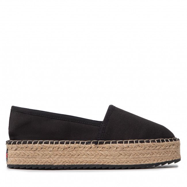 Espadrillas TOMMY JEANS - Platform Espadrille EN0EN01832 Black BDS