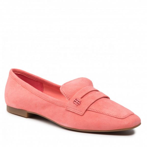 Loafers TOMMY HILFIGER - Feminine Flat Loafer FW0FW06161 Cryslat Coral XKL Loafers TOMMY HILFIGER - Feminine Flat Loafer FW0FW06161 Cryslat Coral XKL