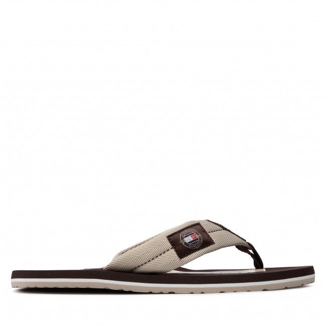 Infradito Tommy Hilfiger - Badge Beach Sandal FM0FM03981 Classic Beige ACI