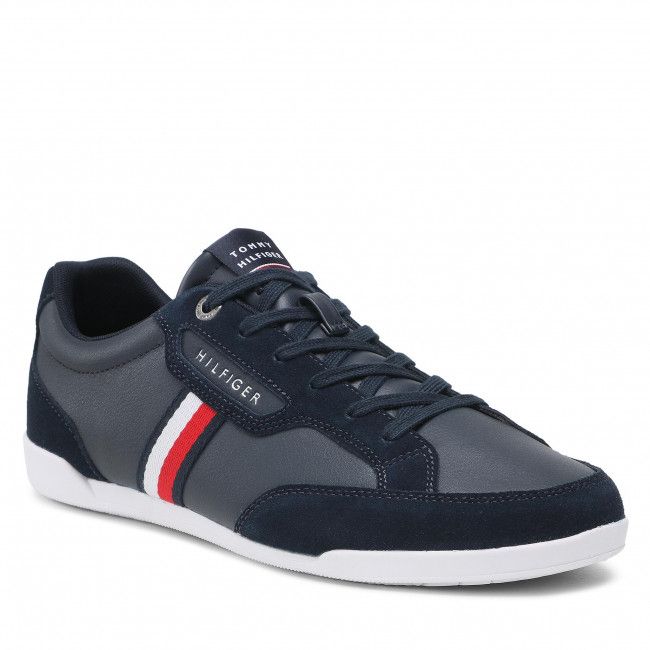 Sneakers Tommy Hilfiger - Corporate Mix Leather Cupsole FM0FM04015 Desert Sky DW5