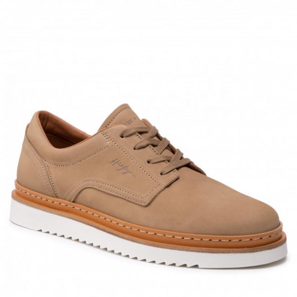 Scarpe basse Tommy Hilfiger - Cleated Unlined Casual Nbk Shoe FM0FM04043 Classic Khaki RBL Scarpe basse Tommy Hilfiger - Cleated Unlined Casual Nbk Shoe FM0FM04043 Classic Khaki RBL