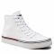 Sneakers TOMMY JEANS - Essential Mid Cut EM0EM00967 White YBR