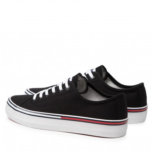 Scarpe sportive TOMMY JEANS - Essential Low Cut EM0EM00962 Black BDS