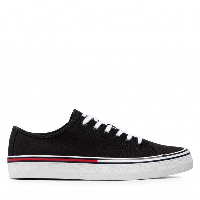 Scarpe sportive TOMMY JEANS - Essential Low Cut EM0EM00962 Black BDS