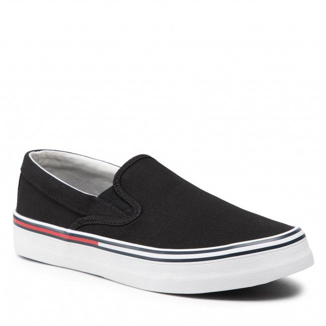 Scarpe sportive Tommy Jeans - Essential Slipon EM0EM00961 Black BDS