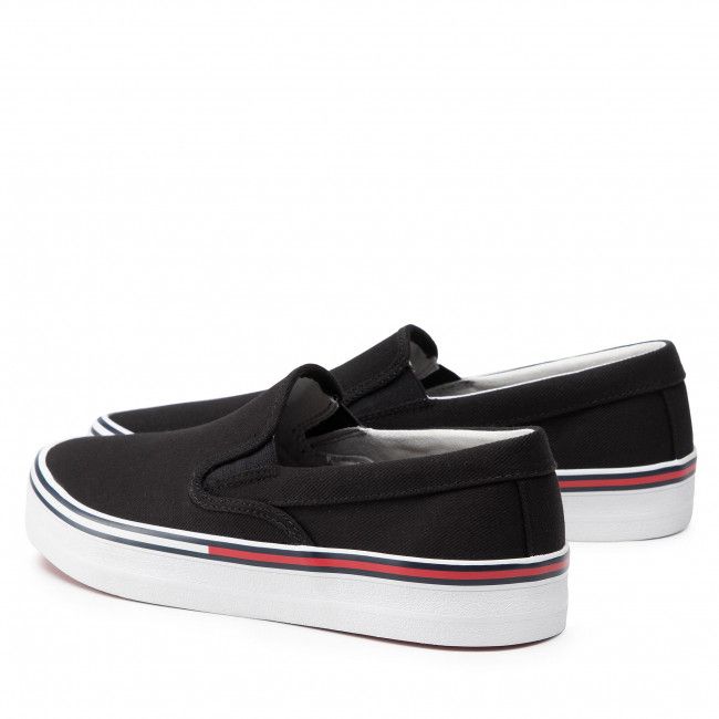 Scarpe sportive Tommy Jeans - Essential Slipon EM0EM00961 Black BDS