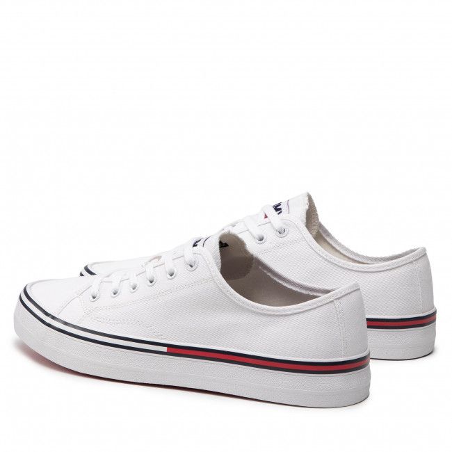 Scarpe sportive Tommy Jeans - Essential Low Cut EM0EM00962 White YBR