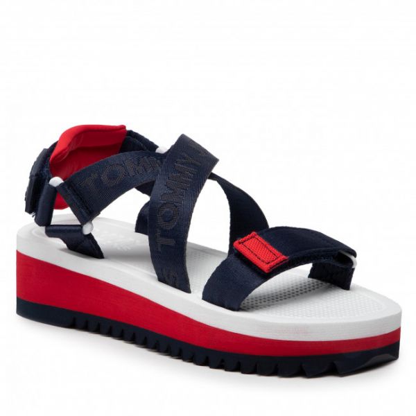 Sandali TOMMY JEANS - Flatform Eva Sandal EN0EN01839 Rwb 0GY