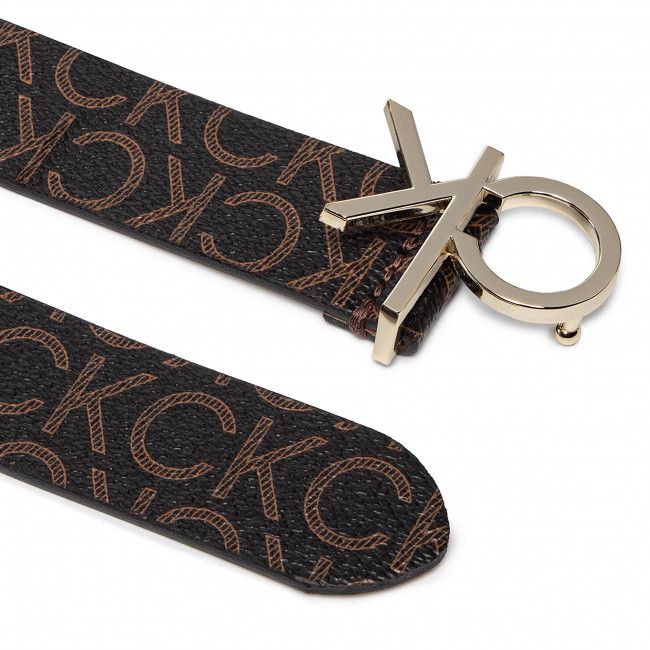 Cintura da donna CALVIN KLEIN - Re-Lock Logo Belt 30Mm Mono K60K609001 0HD