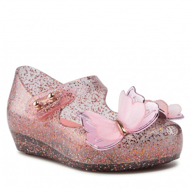 Scarpe basse Melissa - Mini Melissa Ultragirl Fly III 32849 Clear Glitter Misto/ Pink 53852