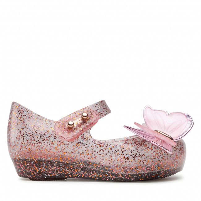 Scarpe basse Melissa - Mini Melissa Ultragirl Fly III 32849 Clear Glitter Misto/ Pink 53852