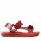 Sandali MELISSA - Mini Melissa Papete + Rider I 33381 Red/Clear Glitter Pink 54034