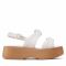 Sandali MELISSA - Velvet Platform Ad 33420 White/Beige 51572