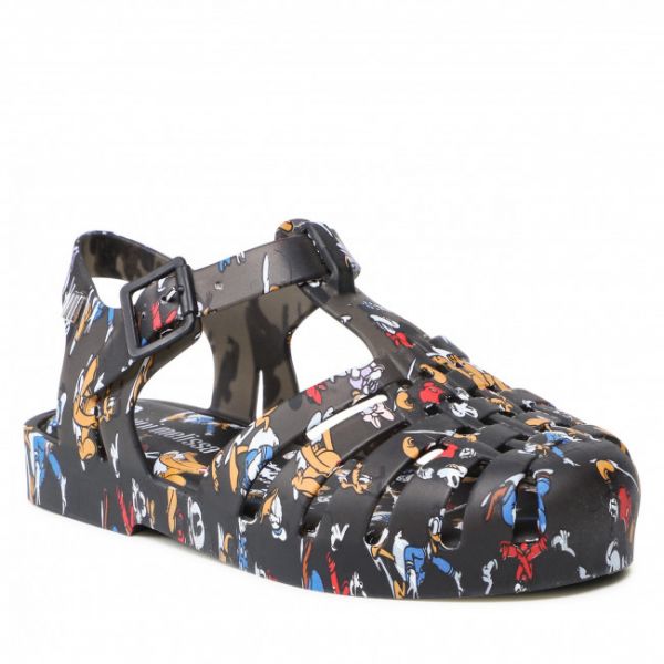 Sandali MELISSA - Mini Melissa Possession Print 33444 Black Multicolor 54089 Sandali MELISSA - Mini Melissa Possession Print 33444 Black Multicolor 54089