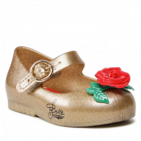 Scarpe basse Melissa - Mini Melissa Sweet Love+Disney 33447 Gold/Red 50795 Scarpe basse Melissa - Mini Melissa Sweet Love+Disney 33447 Gold/Red 50795