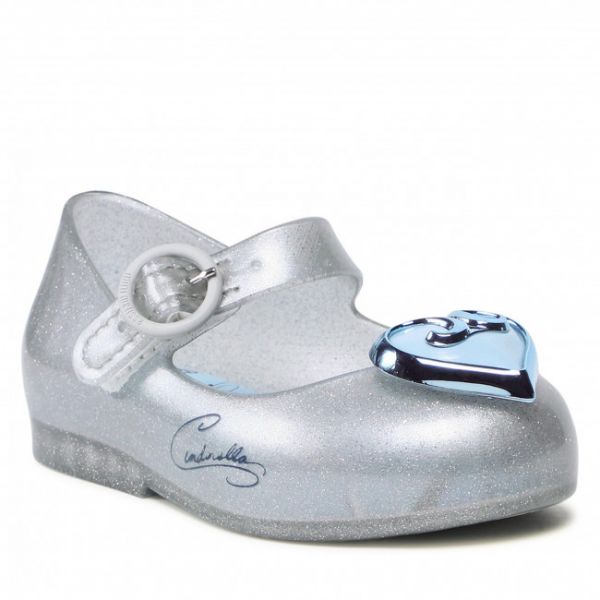 Scarpe basse Melissa - Mini Melissa Sweet Love + Disn 33447 Glitter/Silver 52530 Scarpe basse Melissa - Mini Melissa Sweet Love + Disn 33447 Glitter/Silver 52530