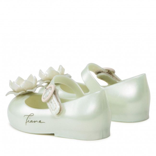 Scarpe basse MELISSA - Mini Melissa Sweet Love + Disn 33447 Metalic White/Green 54121