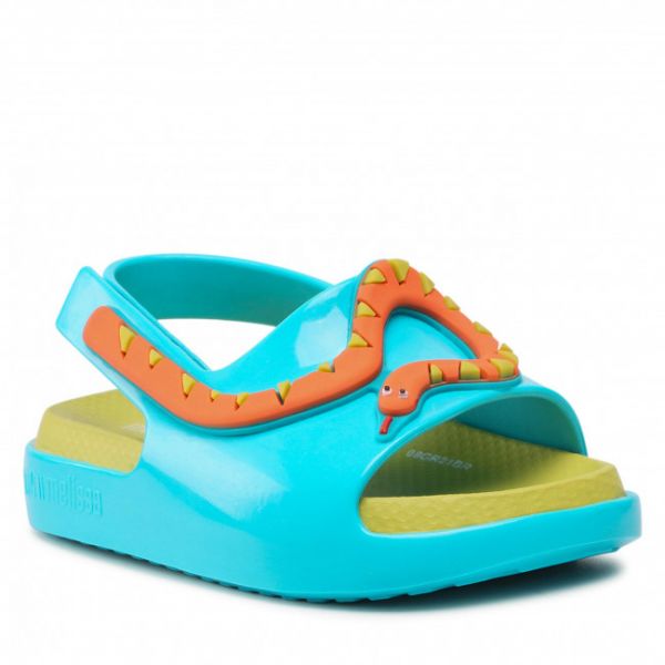 Sandali MELISSA - Mini Melissa Cloud Slide 33452 Blue/Green 54164 Sandali MELISSA - Mini Melissa Cloud Slide 33452 Blue/Green 54164