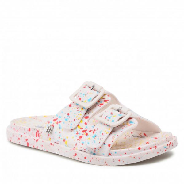 Ciabatte Melissa - Mini Melissa Wide II Inf 33470 White/White/Quantil 54090 Ciabatte Melissa - Mini Melissa Wide II Inf 33470 White/White/Quantil 54090