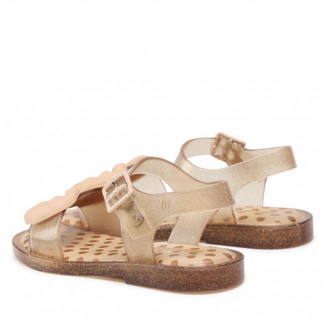 Sandali Melissa - Mini Melissa Mar Sandal Prince 33474 Beige/Glitter 54096