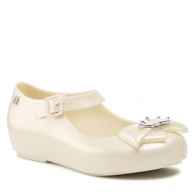 Scarpe basse Melissa - Mini Melissa Dora + Disney Princessa 33501 White Pearled 06587