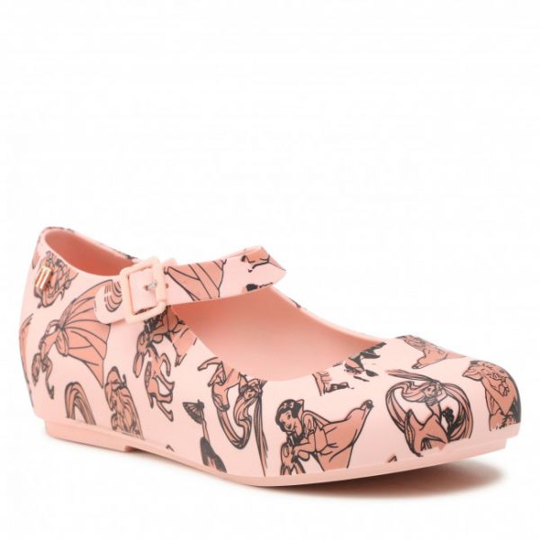 Scarpe basse MELISSA - Mini Melissa Dora + Disney Princess 33501 Pink/Black 51662 Scarpe basse MELISSA - Mini Melissa Dora + Disney Princess 33501 Pink/Black 51662
