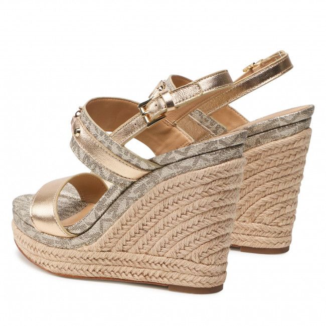 Espadrillas MICHAEL MICHAEL KORS - Farrah Wedge 40R2FHHS1B Pale Gold