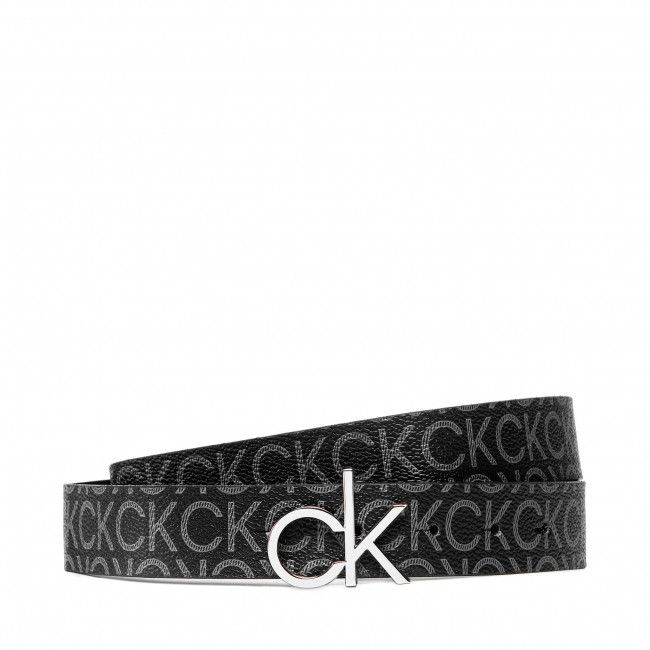 Cintura da donna CALVIN KLEIN - Re-Lock Logo Belt 30mm Mono K60K609001 0GJ