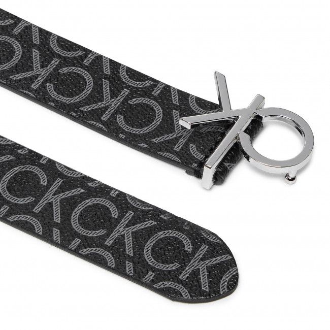 Cintura da donna CALVIN KLEIN - Re-Lock Logo Belt 30mm Mono K60K609001 0GJ