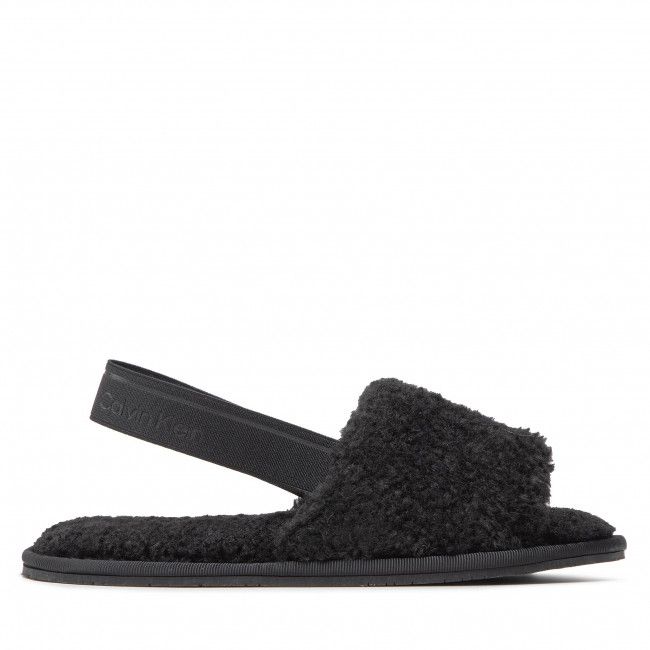 Pantofole CALVIN KLEIN - Slipper Slingback U He-Shearling HW0HW00836 Ck Black BAX