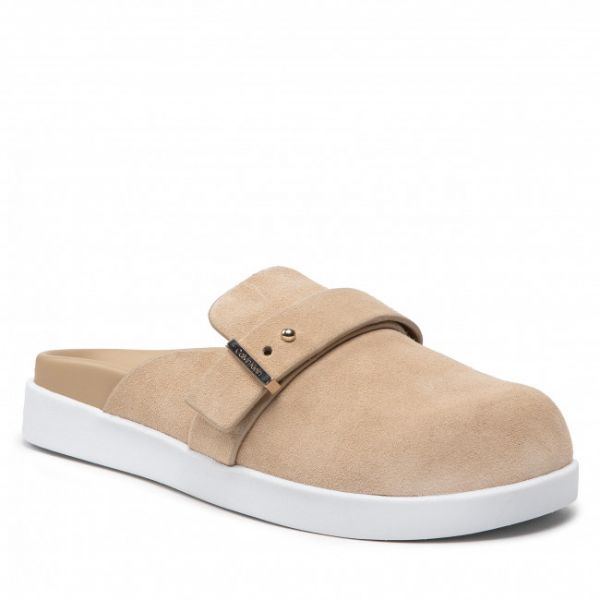 Ciabatte CALVIN KLEIN - Ergonomic Mule W/ Mtl Loop-Su HW0HW01154 Moccasin PDU Ciabatte CALVIN KLEIN - Ergonomic Mule W/ Mtl Loop-Su HW0HW01154 Moccasin PDU