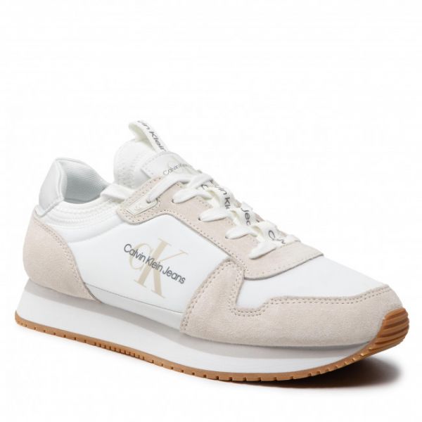 Sneakers CALVIN KLEIN JEANS - Retro Runner 3 YM0YM00040 Bright White 02S