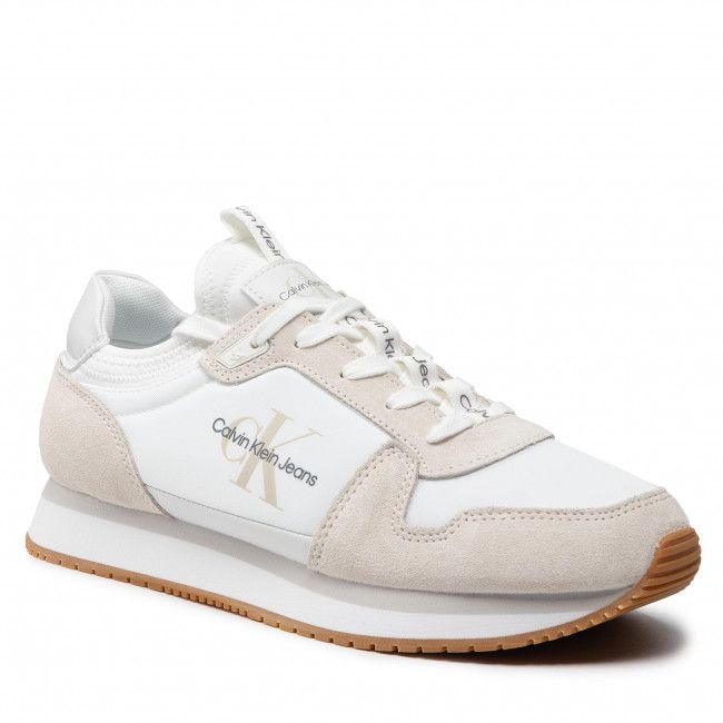 Sneakers CALVIN KLEIN JEANS - Retro Runner 3 YM0YM00040 Bright White 02S