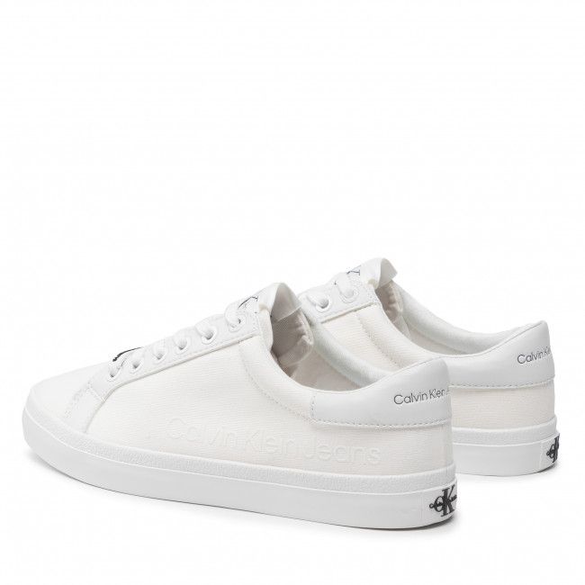 Scarpe sportive CALVIN KLEIN JEANS - Low Profile Sneaker Laceup Co YW0YW00057 Bright White 02S