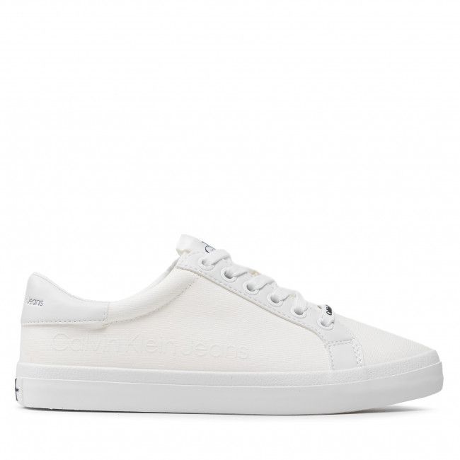 Scarpe sportive CALVIN KLEIN JEANS - Low Profile Sneaker Laceup Co YW0YW00057 Bright White 02S