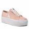Sneakers CALVIN KLEIN JEANS - Flatform Vulcanized Extra 1 YW0YW00493 Pale Conch Shell TFT