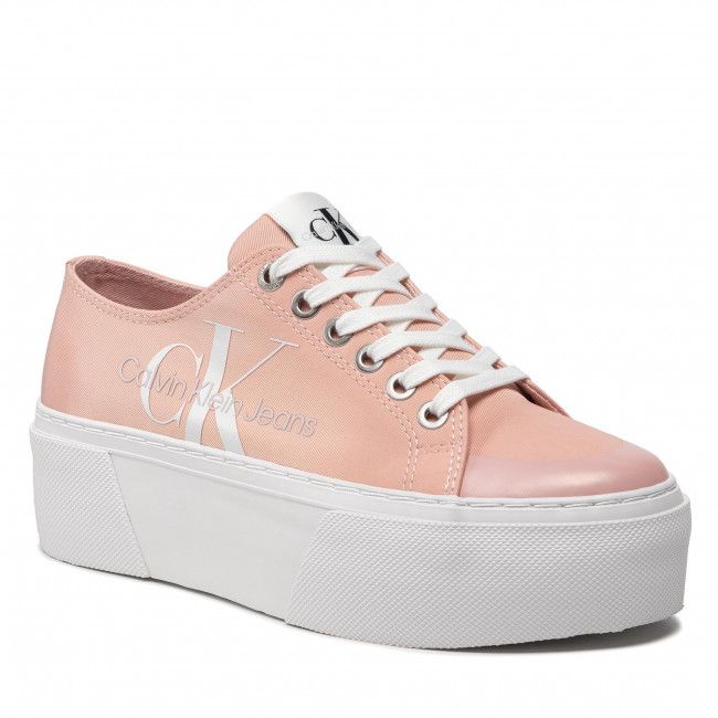 Sneakers CALVIN KLEIN JEANS - Flatform Vulcanized Extra 1 YW0YW00493 Pale Conch Shell TFT