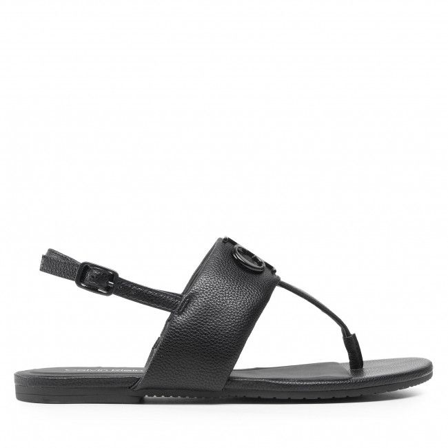 Sandali CALVIN KLEIN JEANS - Flat Sandal Hw Lth 2 YW0YW00544 Black BDS