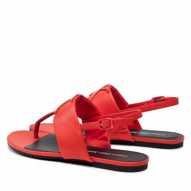 Sandali CALVIN KLEIN JEANS - Flat Sandal Hw Lth 2 YW0YW00544 Strawberry Field XL1