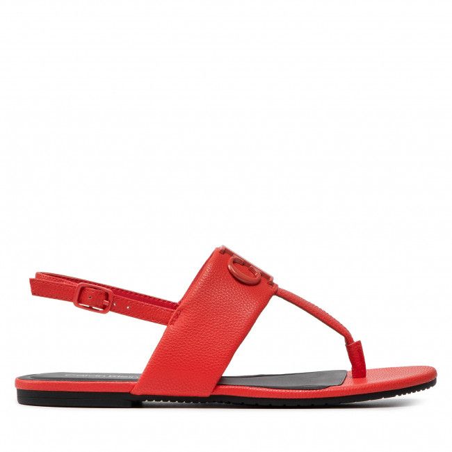 Sandali CALVIN KLEIN JEANS - Flat Sandal Hw Lth 2 YW0YW00544 Strawberry Field XL1