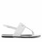 Sandali CALVIN KLEIN JEANS - Flat Sandal Hw Lth 2 YW0YW00544 Bright White YAF