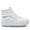 Sneakers Vans - Sk8-Hi Stacked VN0A4BTWA5T1 (Pop) True White/Metallic