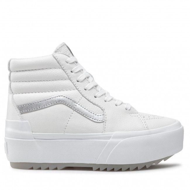 Sneakers Vans - Sk8-Hi Stacked VN0A4BTWA5T1 (Pop) True White/Metallic
