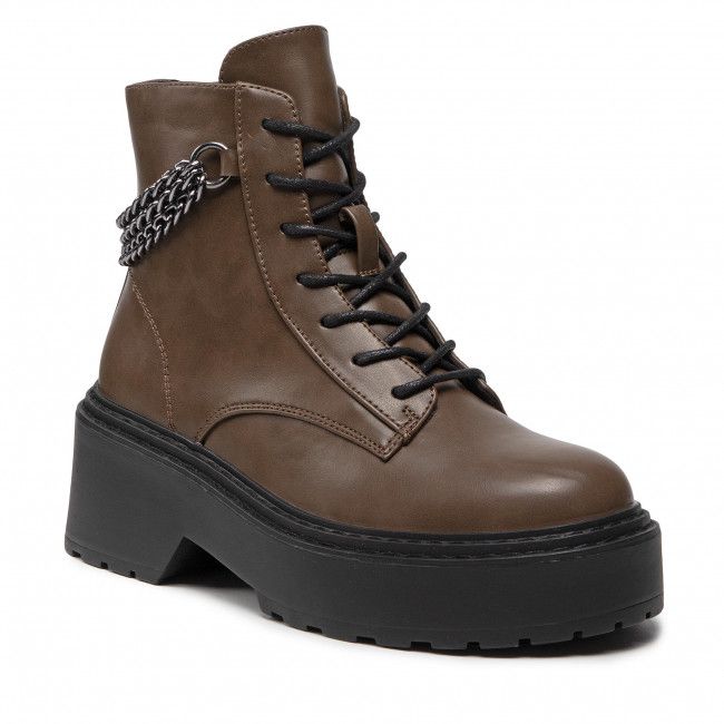 Tronchetti ONLY SHOES - Lace Up Boot 15238830 Olive Night