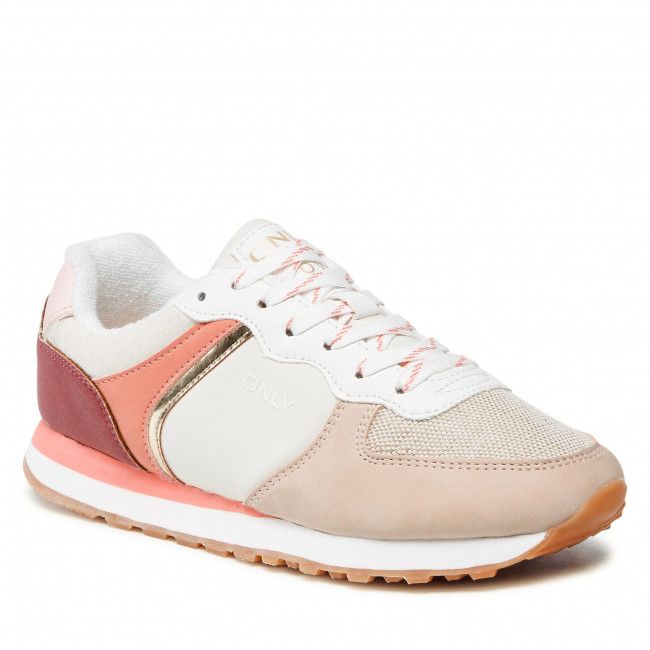 Sneakers ONLY SHOES - Onlsahel-9 Mix 15253223 White/W. Rose/Beige