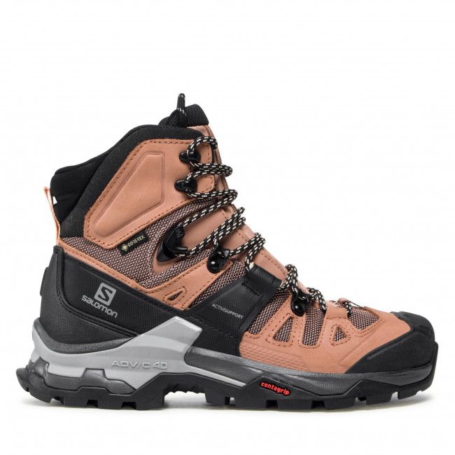 Scarpe da trekking SALOMON - Quest 4 Gtx W GORE-TEX 412930 20 V0 Sirocco/Mocha Mousse/Almond Cream