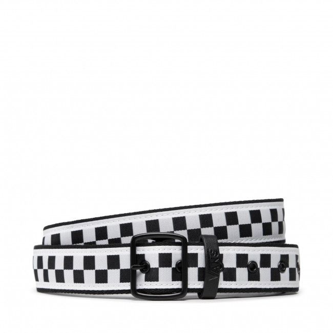 Cintura da uomo Vans - Indio Belt VN0A4RVZHU01 Black/White Che