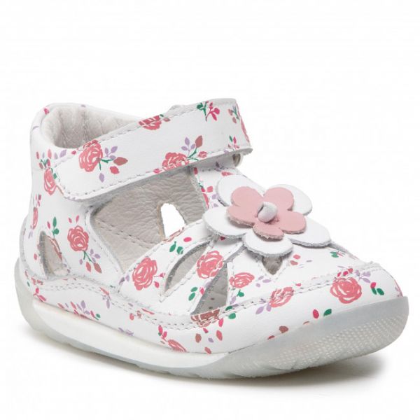 Sandali NATURINO - Falcotto By Naturino Katara Calf 1500922.03.1N04 White/Pink Sandali NATURINO - Falcotto By Naturino Katara Calf 1500922.03.1N04 White/Pink